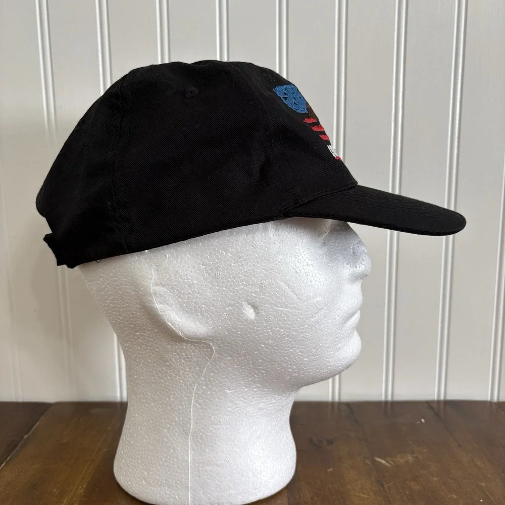 Vintage Cowboy Logic Embroidered Hat Cap Western Dad Grandpa Strapback Black